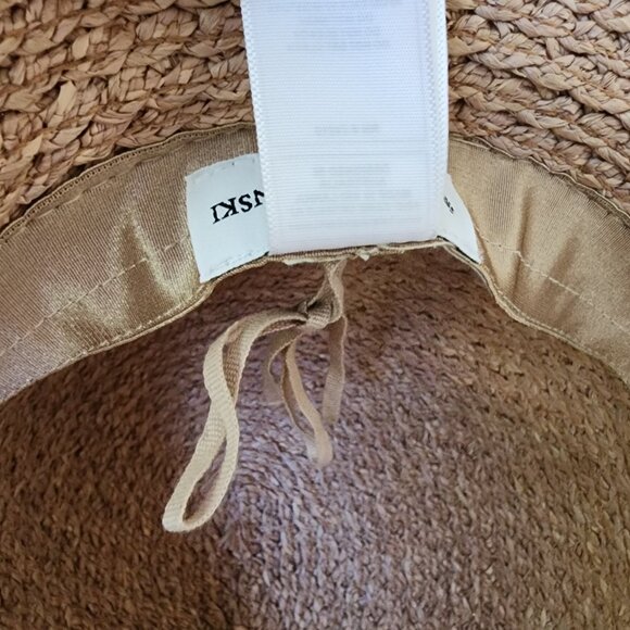 BNWT–Slightly Imperfect [ Helen Kaminski Nikki Raffia Crochet Hat🌿] (#210) - Picture 8 of 14